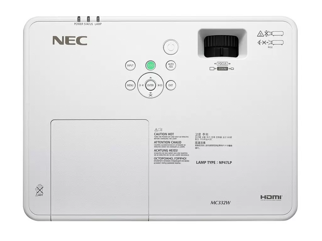 Proiector Nec MC332W, alb