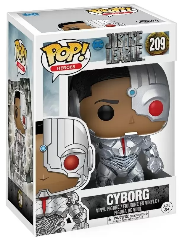 Figura eroului Funko Pop Justice League: Cyborg