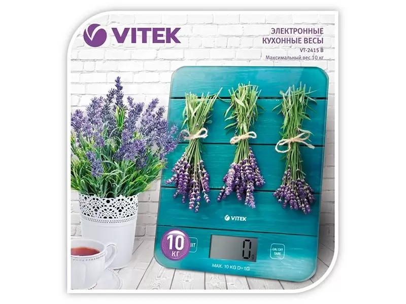 Весы кухонные Vitek VT-2415, синий
