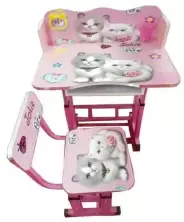 Детская парта 4Play Jonie Pet, розовый