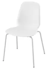 Стул IKEA Lidas, белый/сефаст белый