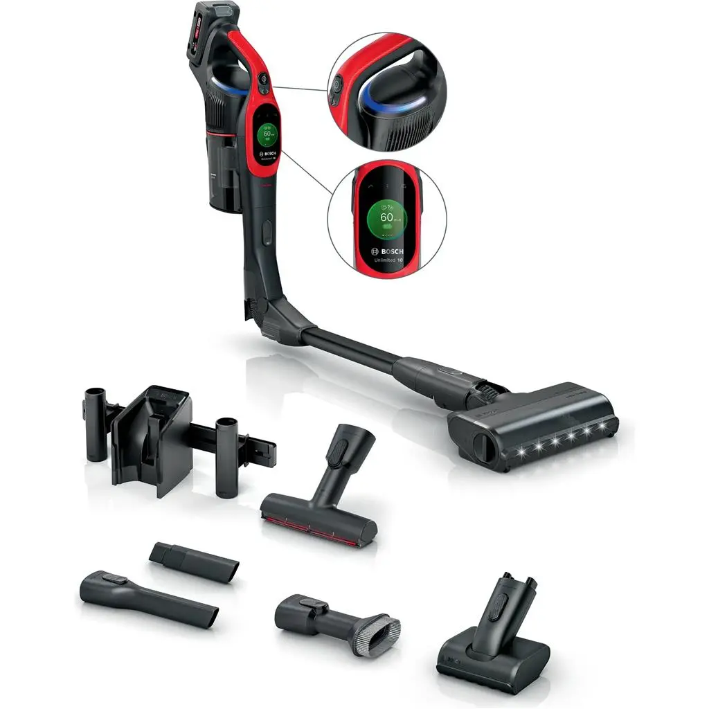 Вертикальный пылесос Bosch BCS1041PET, черный