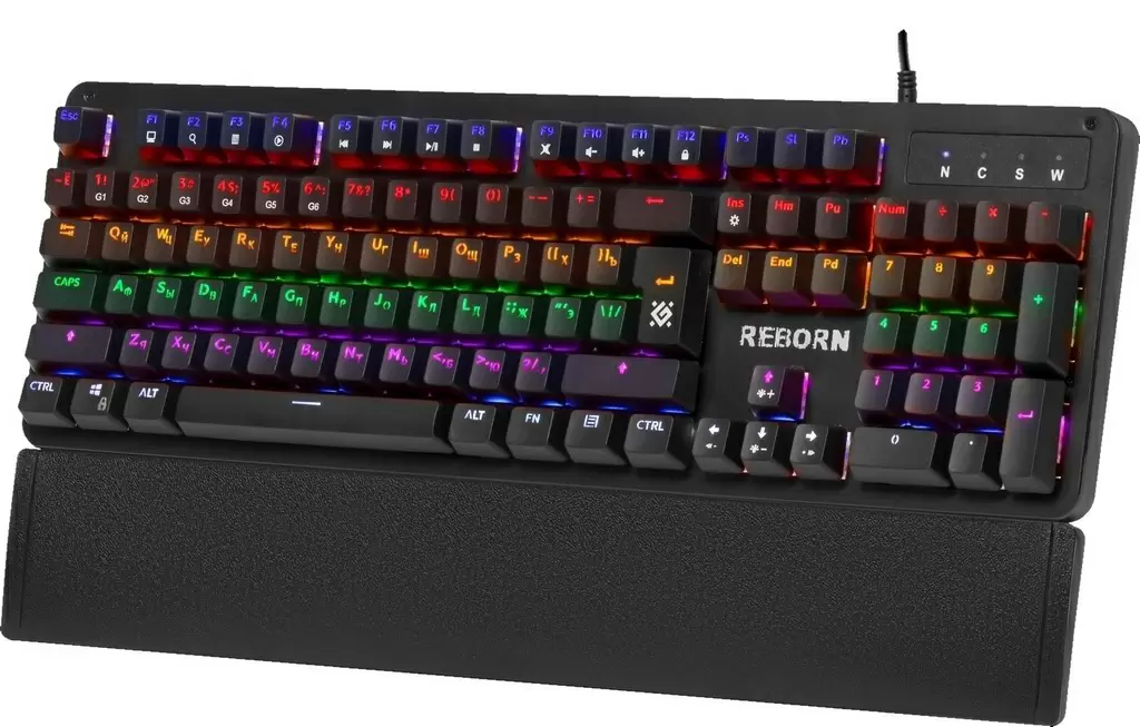 Tastatură Defender Reborn GK-165DL, negru