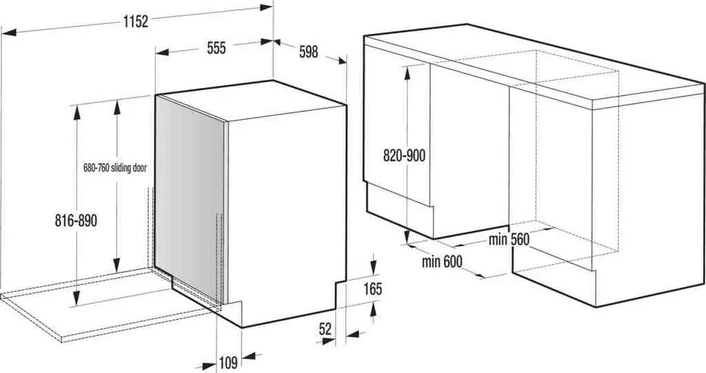 Maşină de spălat vase Gorenje GV673B66
