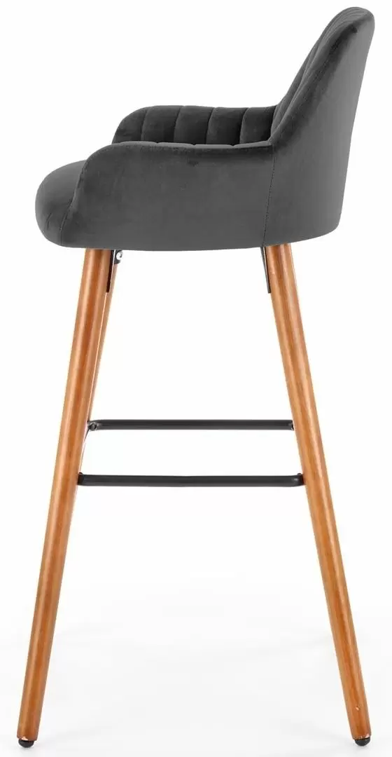 Барный стул Halmar H93, темно-серый/орех