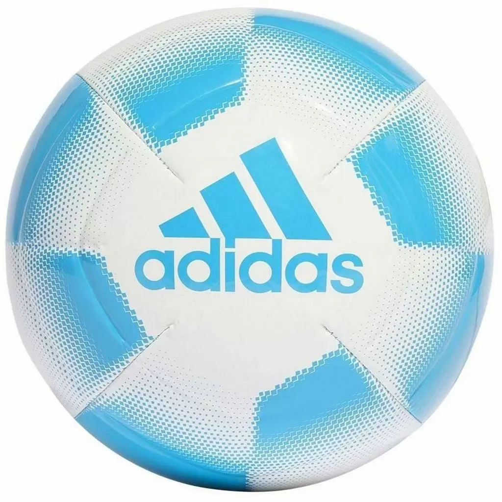 Мяч футбольный Adidas EPP HT2458 R.5, белый/голубой