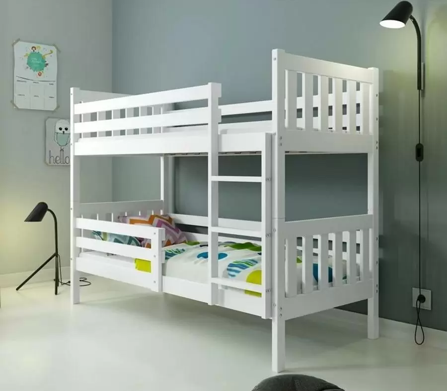 Детская кровать BMS Group Carino с матрасом 80x190см, белый