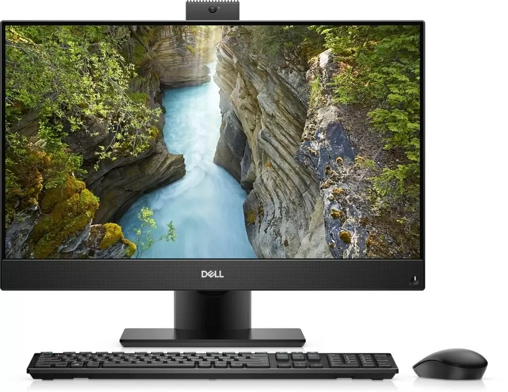 All-in-One Dell OptiPlex 5480 (23.8"/FHD/Core i3-10100T/8GB/256GB/Intel UHD 630), negru