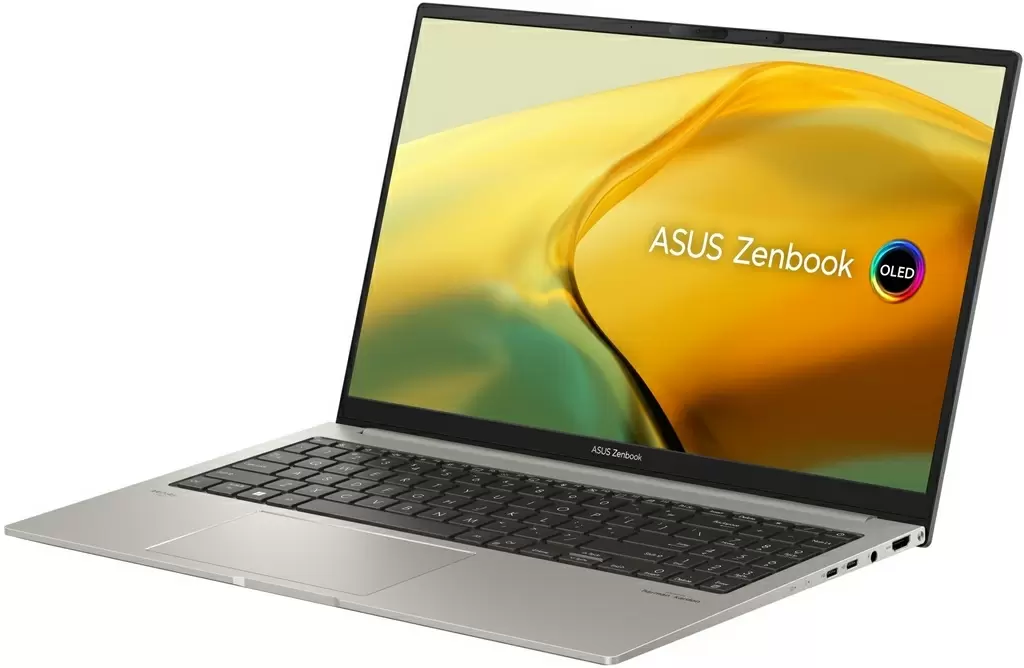 Ноутбук Asus Zenbook 15 OLED UM3504DA (15.6"/2.8K/Ryzen 7 7735U/16GB/1TB/AMD Radeon), серый