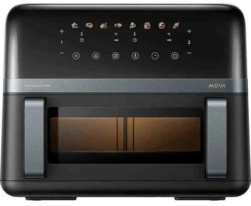 Аэрогриль Mova FD20 Pro, черный на tehnoparc.md Аэрогриль Mova FD20 Pro, черный