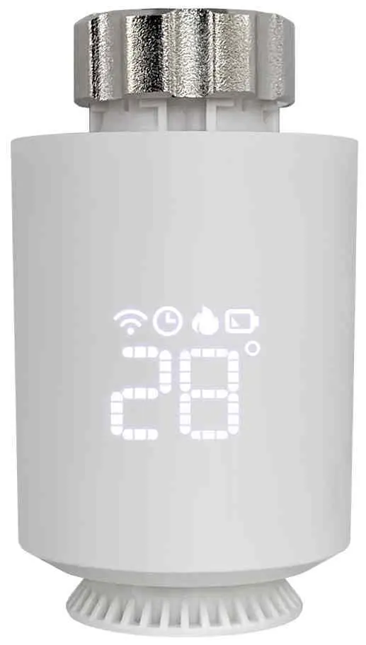 Cap termic inteligent pentru radiator ZigBee TRV06, alb