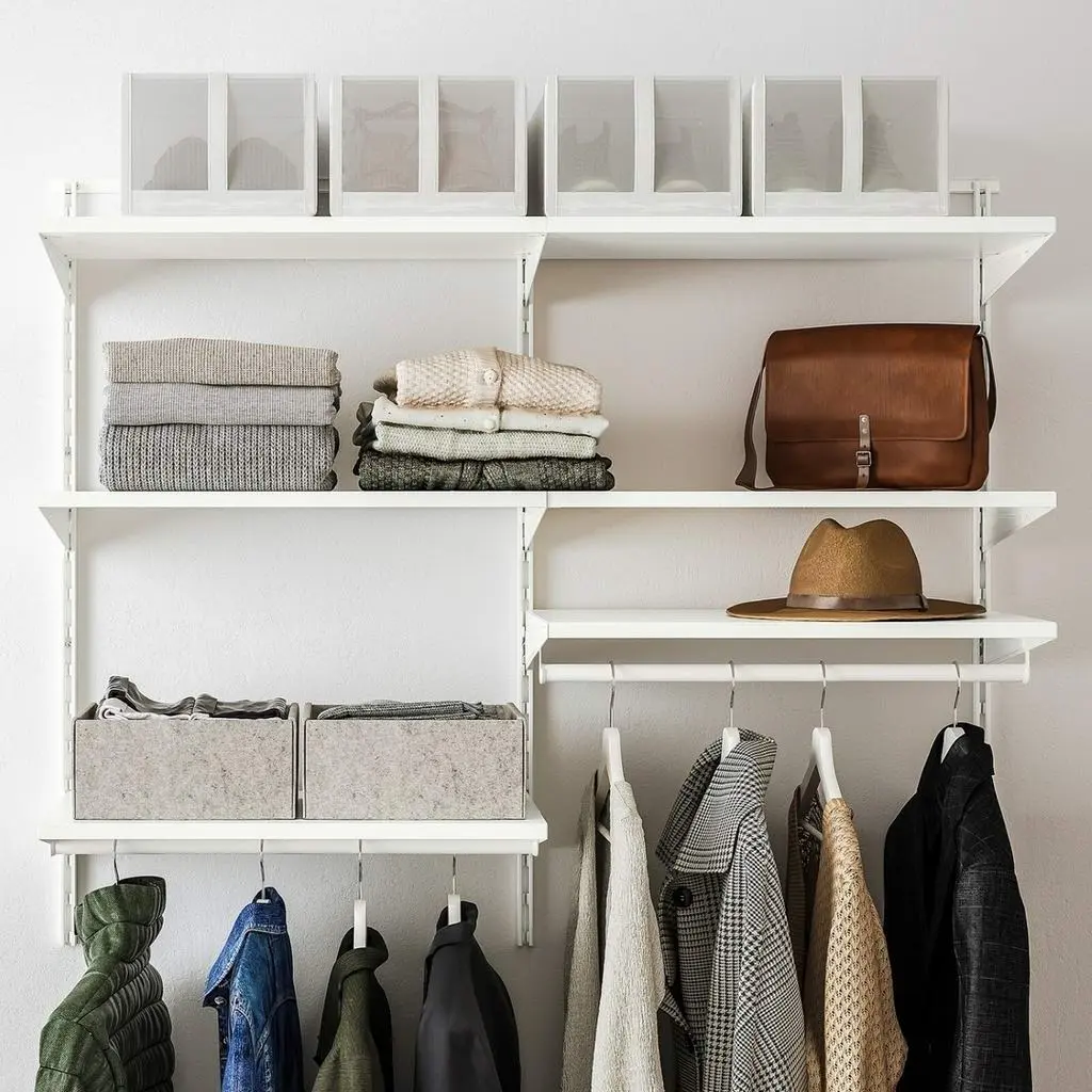 Sistem modular IKEA Boaxel 2 secțiuni 125x40x101cm, alb pe tehnoparc.md Sistem modular IKEA Boaxel 2 secțiuni 125x40x101cm, alb