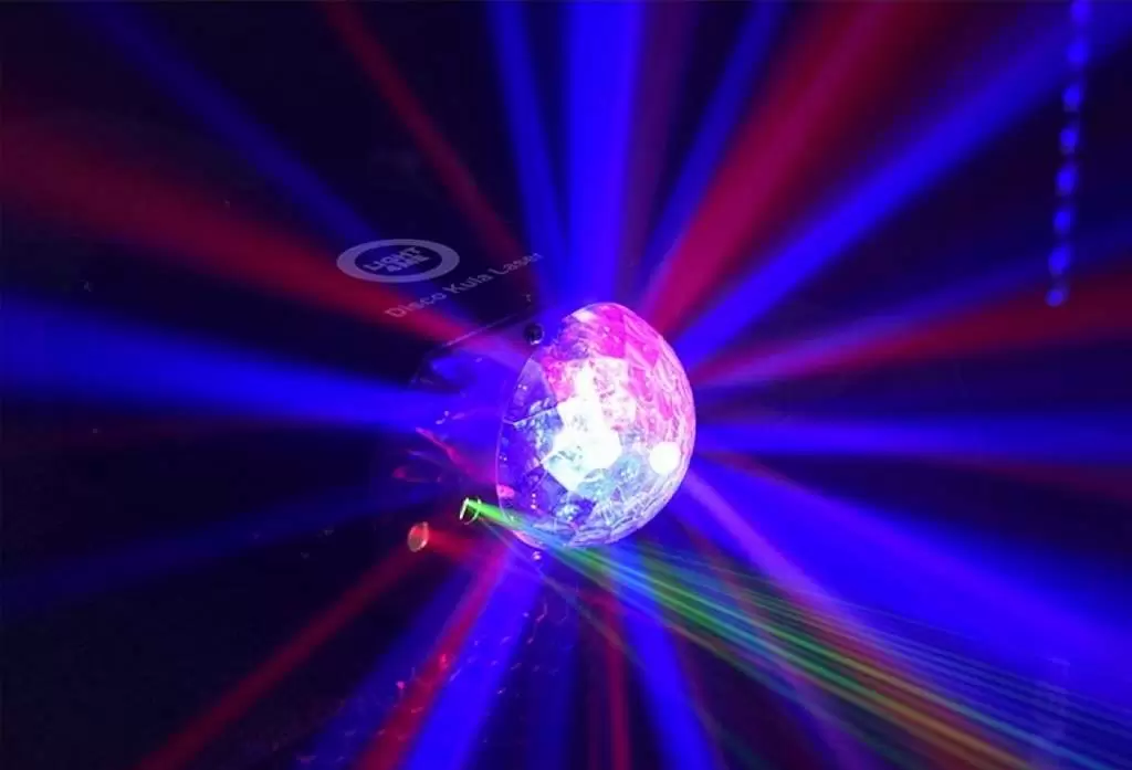 Efect de lumină Light4Me Disco Kula Laser, negru