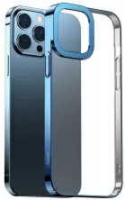 Husă de protecție Baseus Glitter Phone Case For iPhone 13 Pro, albastru