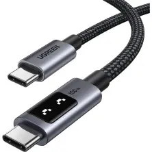 Cablu USB Ugreen Uno Series Type-C to Type-C 1m, negru