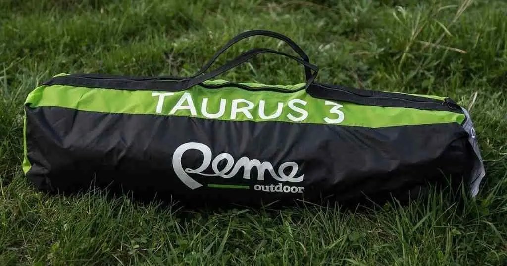 Палатка Peme Taurus 3, черный/зеленый