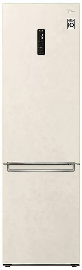 Холодильник LG GW-B509SEUM, бежевый