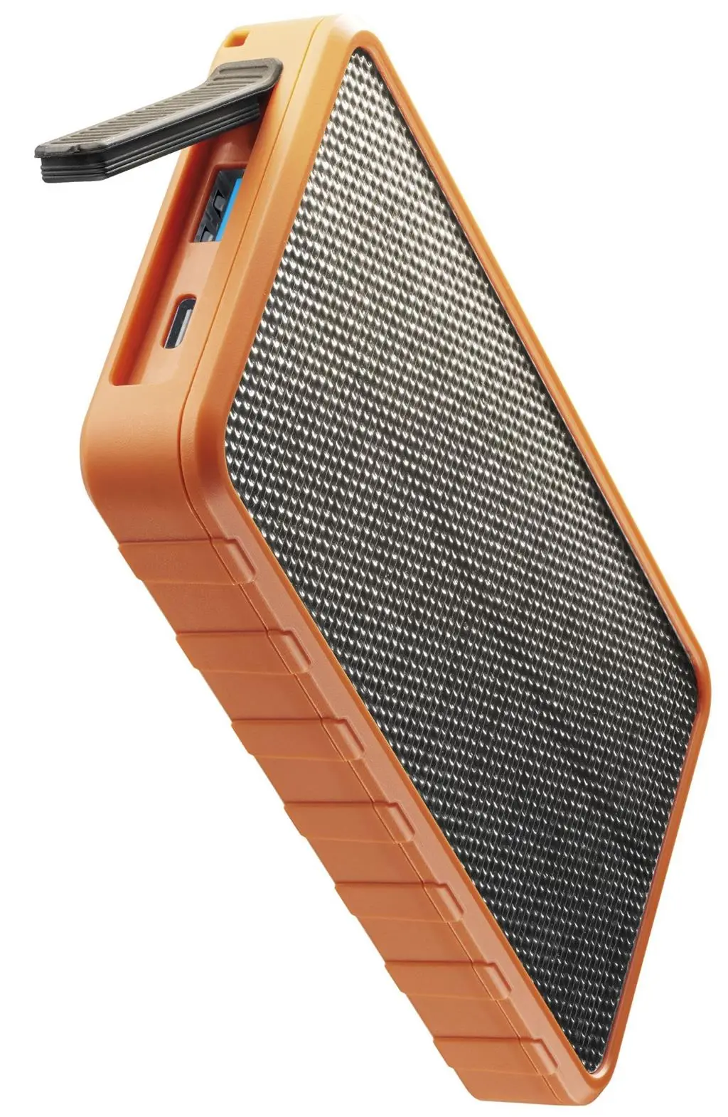 Acumulator extern CellularLine Solar 20W, portocaliu