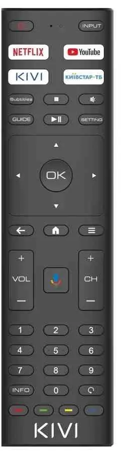 Телевизор Kivi 65U770QB, черный