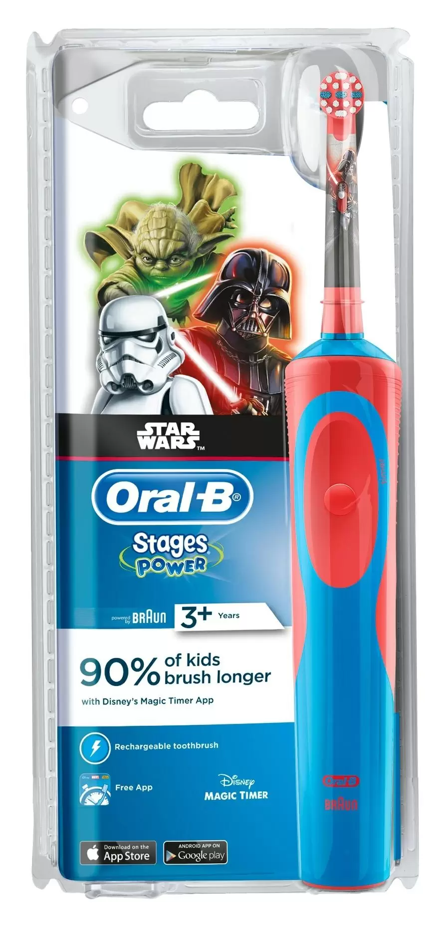 Электрическая зубная щетка Oral-B Stages Power Kids Star Wars