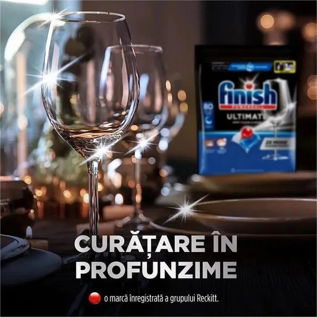 Средство для посудомоечных машин FINISH 80tab Ultimate Fresh на tehnoparc.md Средство для посудомоечных машин FINISH 80tab Ultimate Fresh
