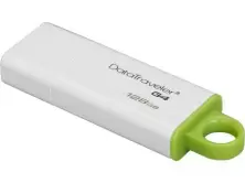 USB-флешка Kingston DataTraveler G4 128ГБ, белый/зеленый