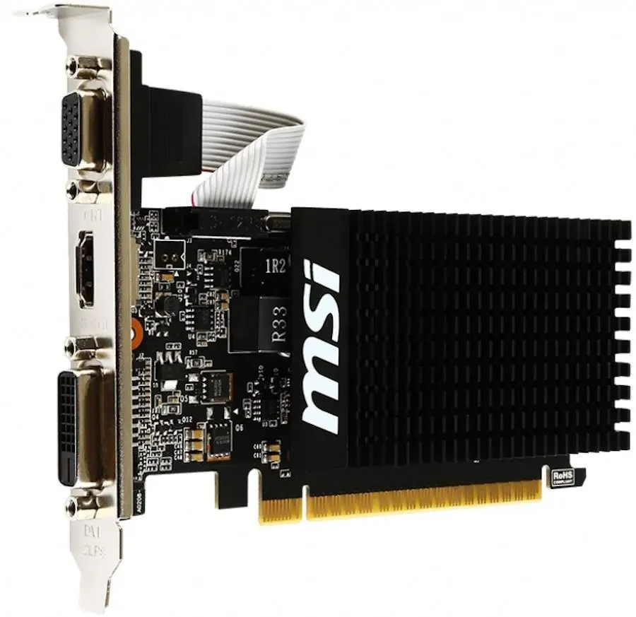 Placă video MSI GeForce GT 710 2GD3H LP 2GB GDDR3