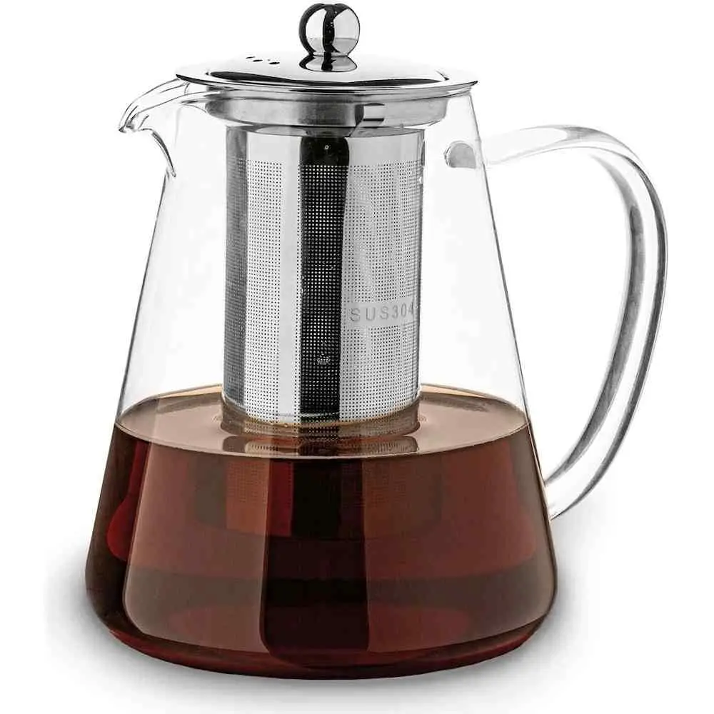 Ceainic pentru infuzie Tadar Tibi 1.3L, transparent