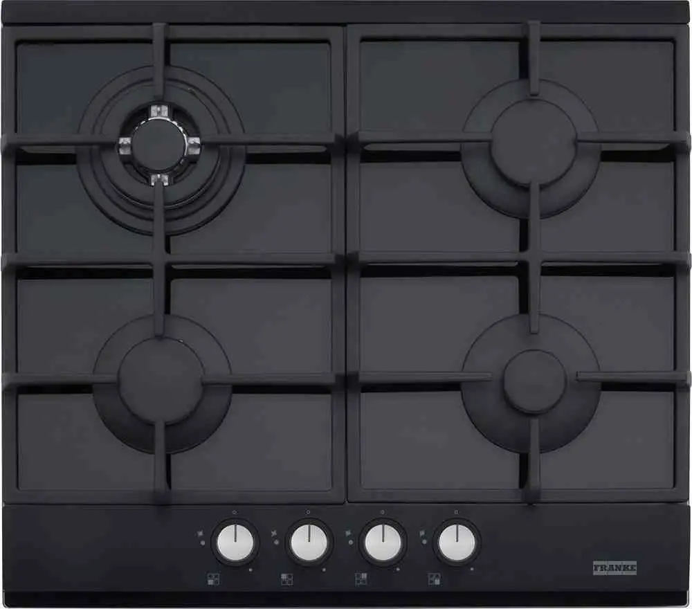 Газовая панель Franke FHNG 604 4G TC BK C, черный