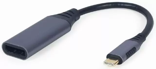 Переходник Gembird A-USB3C-DPF-01, серебристый/черный