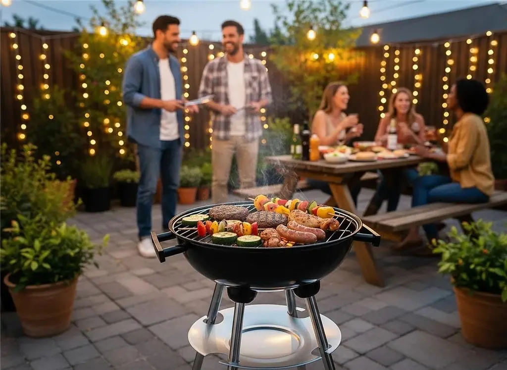 Гриль GardenLine BBQ5238, черный