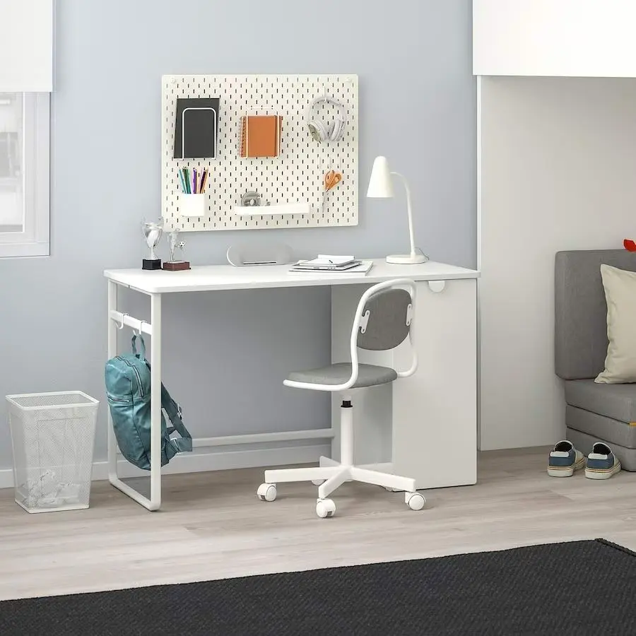 Masă de birou IKEA Larande 120x58cm, alb