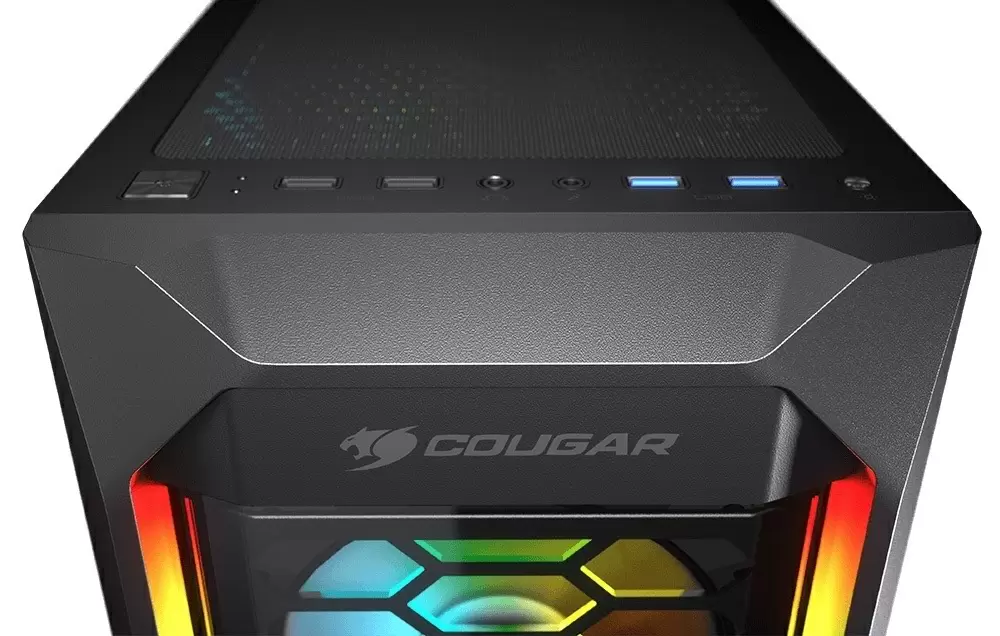 Корпус Cougar MX410-G RGB, черный