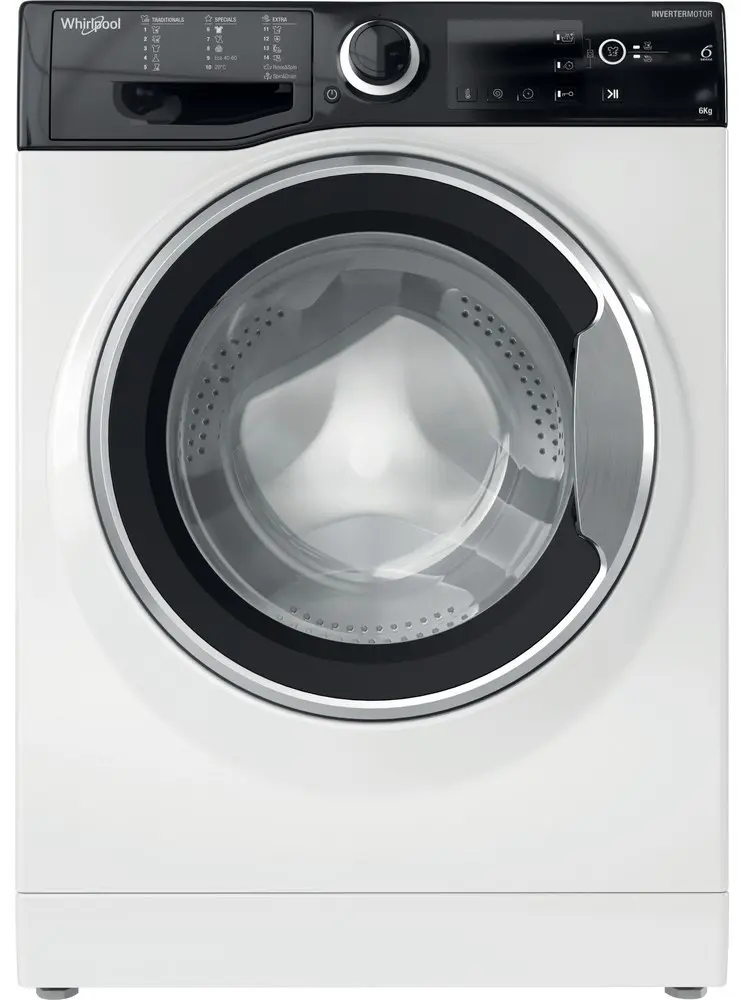 Maşină de spălat rufe Whirlpool WRBSB 6249 S EU, alb pe tehnoparc.md Maşină de spălat rufe Whirlpool WRBSB 6249 S EU, alb