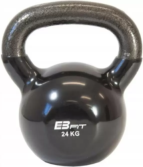 Гиря EB Fit Kettlebell Iron 24кг, черный