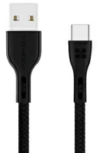 Cablu USB Promate PowerBeam-C, negru