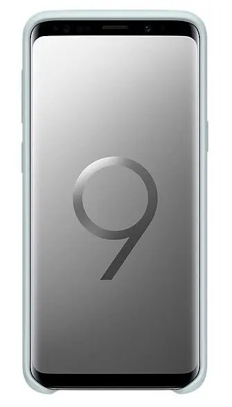 Чехол Samsung Silicone Cover Galaxy S9, синий