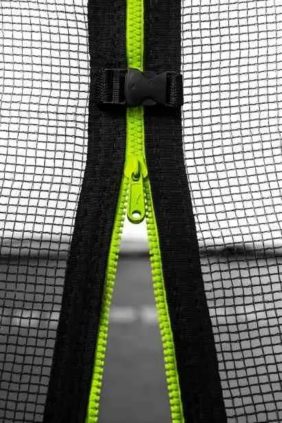 Батут Zipro Jump Pro 496cm, черный/зеленый