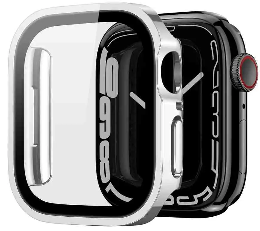 Чехол для умных часов Dux Ducis Hamo Apple Watch Series 4/5/6 44mm, серебристый на tehnoparc.md Чехол для умных часов Dux Ducis Hamo Apple Watch Series 4/5/6 44mm, серебристый