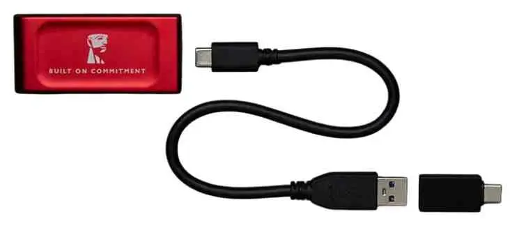 Disc rigid SSD extern Kingston XS1000 BoC 1TB, roșu