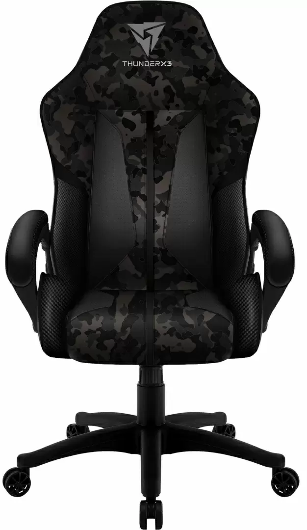 Scaun de birou ThunderX3 BC1 CAMO, negru/gri