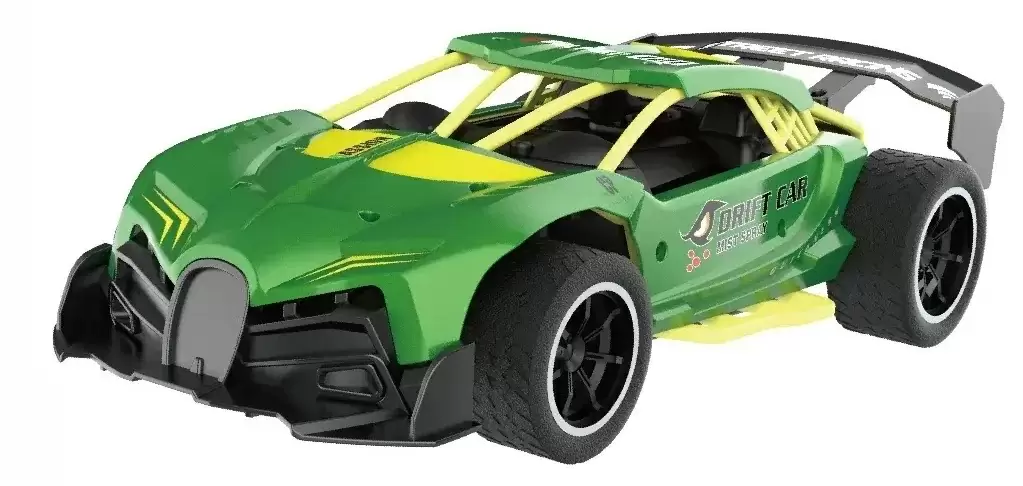 Радиоуправляемая игрушка Crazon Smoking Car, зеленый