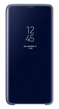 Husă de protecție Samsung Clear View Cover Galaxy S9+, albastru