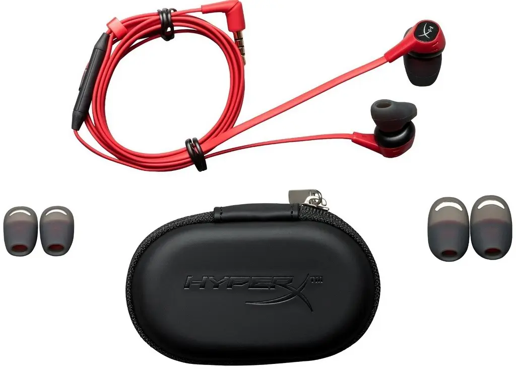Наушники HyperX Cloud Earbuds, красный