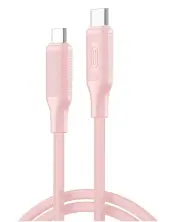Cablu USB XO NB-Q265B Type-C to Type-C, roz