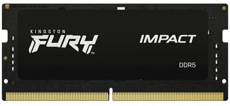 Оперативная память SO-DIMM Kingston Fury Impact 16GB DDR5-4800MHz, CL38, 1.1V