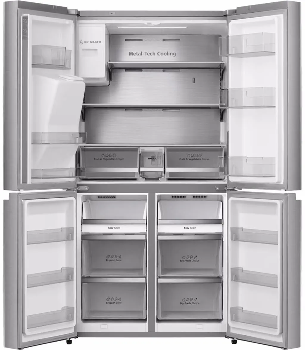 Frigider Hisense RQ760N4SASE, inox pe tehnoparc.md Frigider Hisense RQ760N4SASE, inox