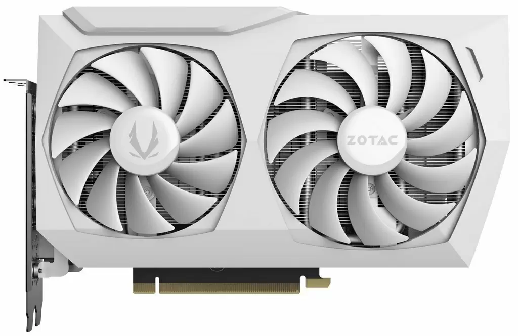 Видеокарта Zotac GeForce RTX 3060 Ti AMP LHR White Edition 8GB GDDR6