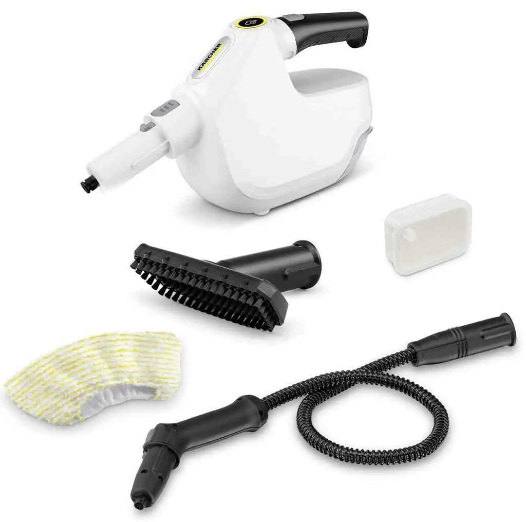 Purificator de aburi Karcher SC 1 Multi Comfort, alb