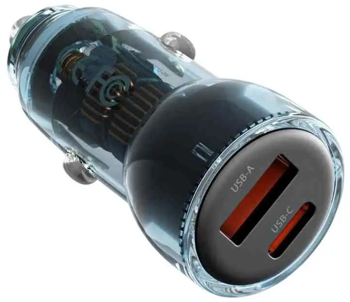Încărcător auto XO CC60, albastru pe tehnoparc.md Încărcător auto XO CC60, albastru